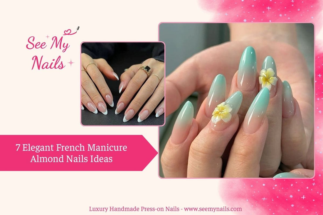 7 Elegant French Manicure Almond Nails Ideas