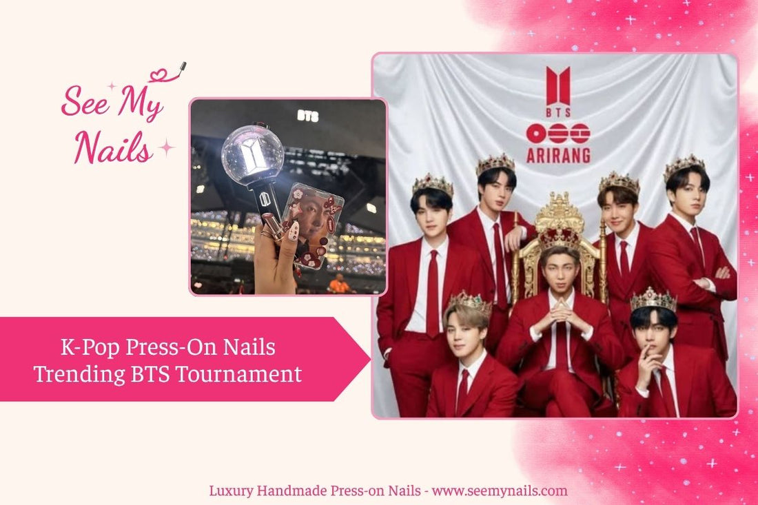 10 K-Pop Press-On Nails Trending Everywhere For BTS Tournament