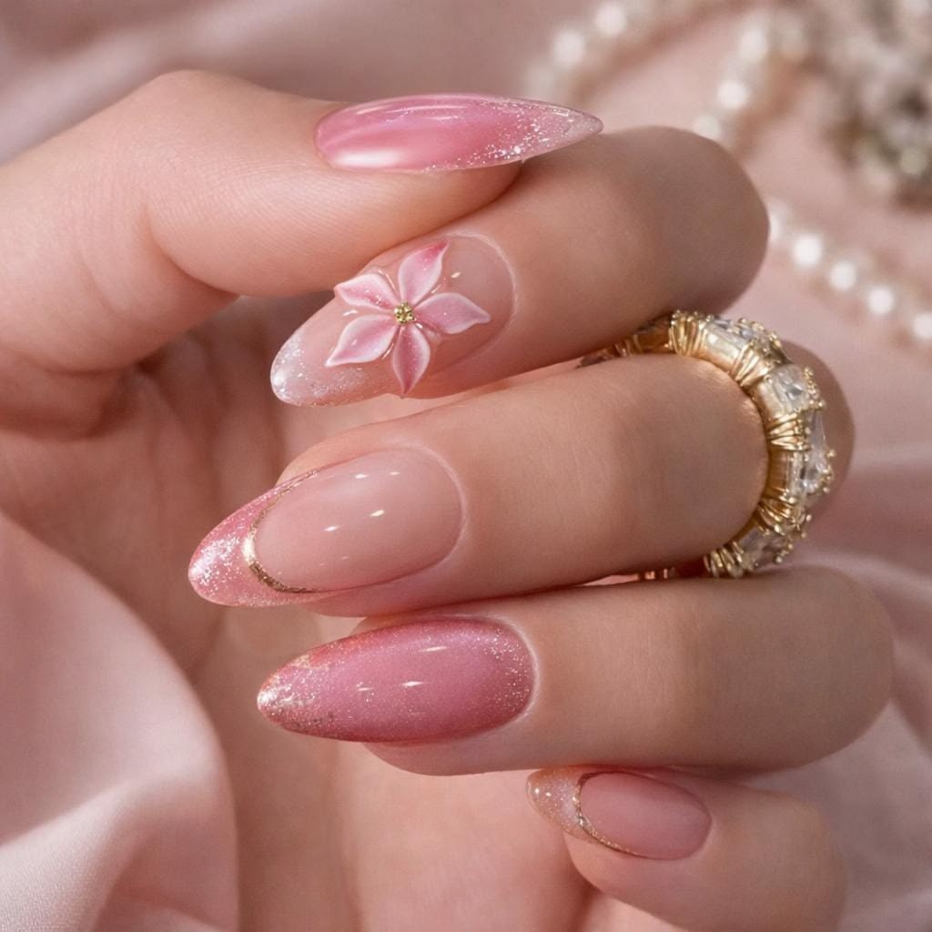 Almond Press-on Nails