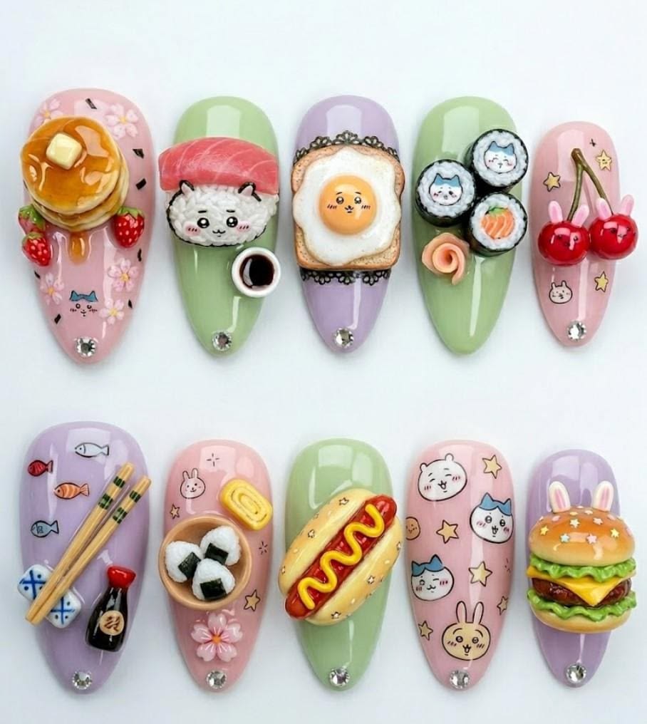 Kawaii & Anime Nails