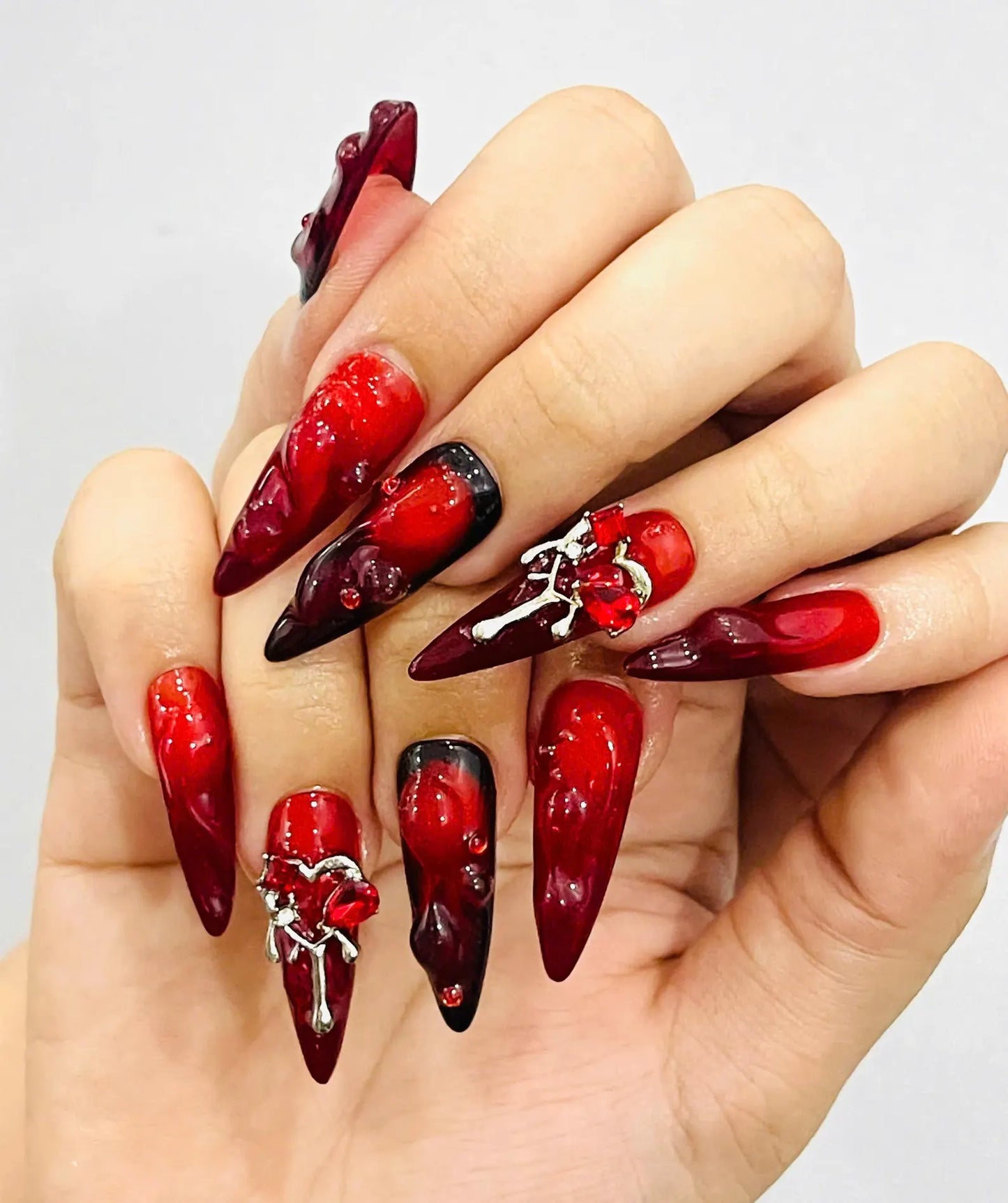 3D Gothic Rose Ombre