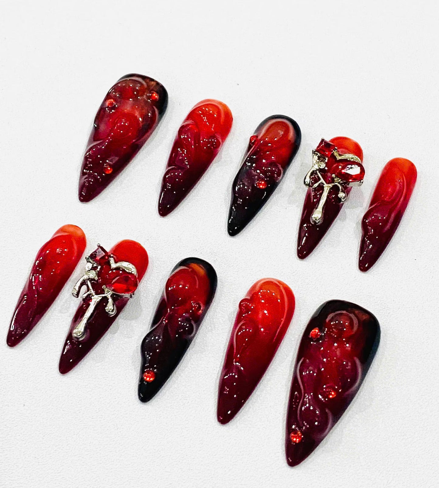 3D Gothic Rose Ombre