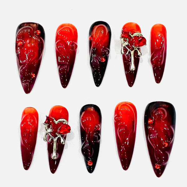 3D Gothic Rose Ombre