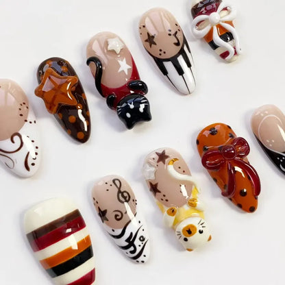 Cat-nails-muzik-kawaii-collection