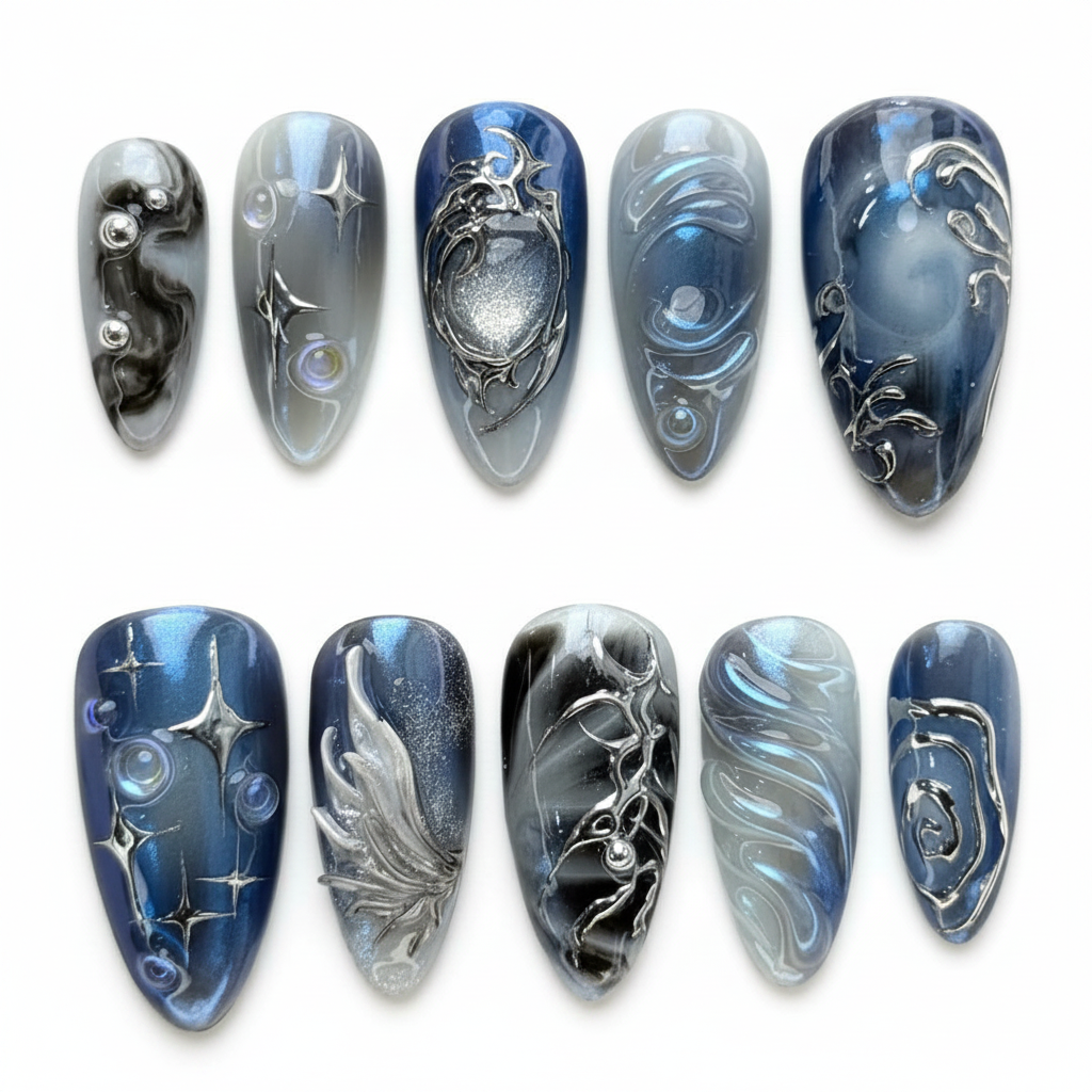 Dark-Blue-Gothic-Celestial-see-my-nails