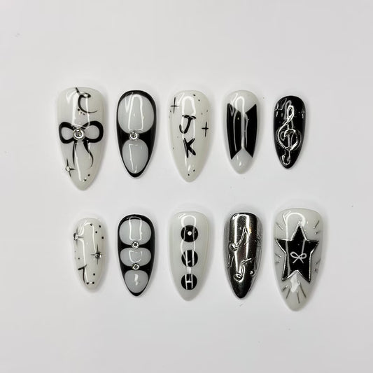 black-white-k-pop-coquette-see-my-nails
