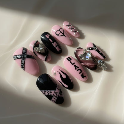 Blackpink Chrome Heart Goth Aura