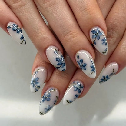 Blue Porcelain Blossom