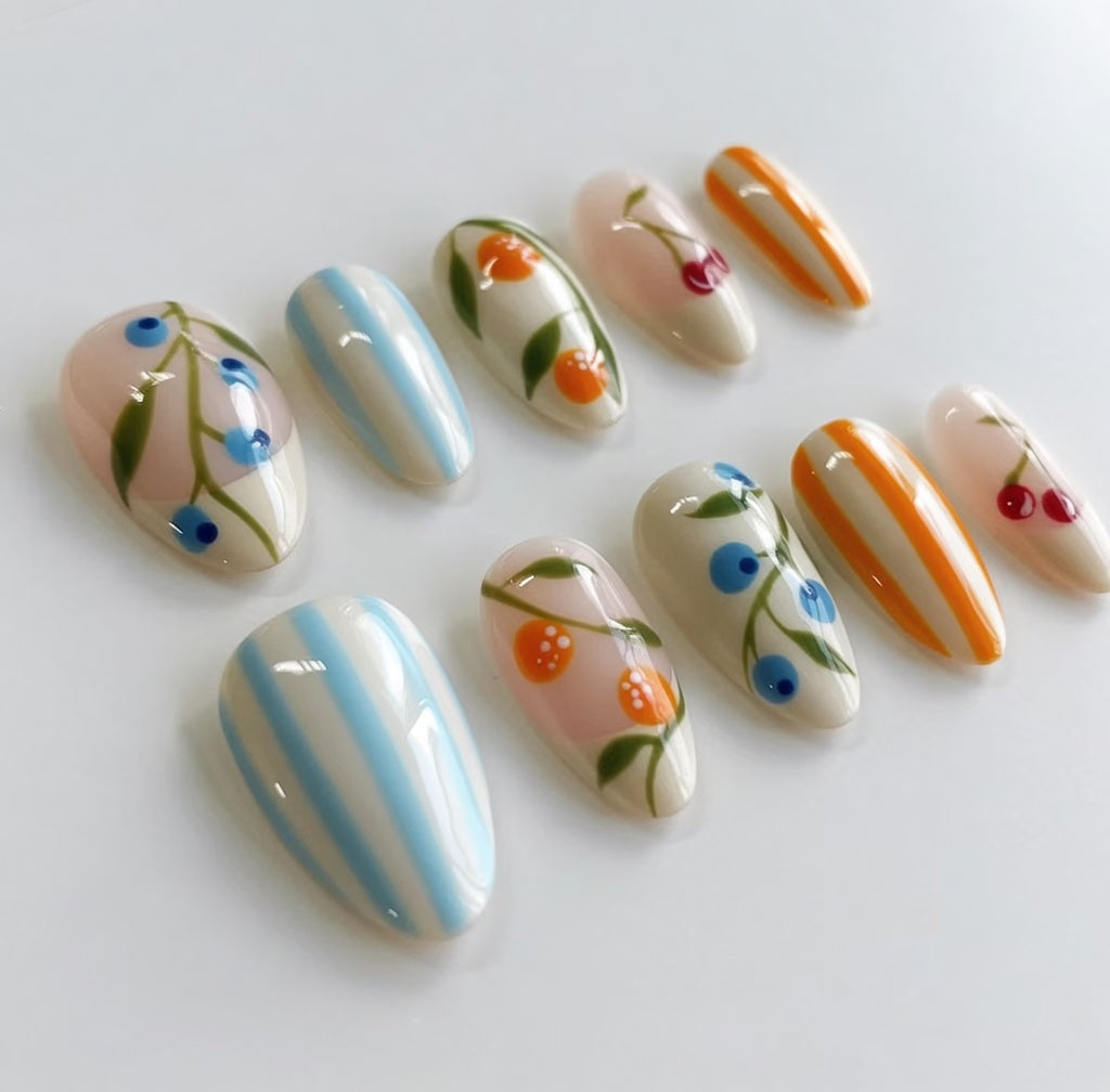 blueberry-orange-minimalist-nails
