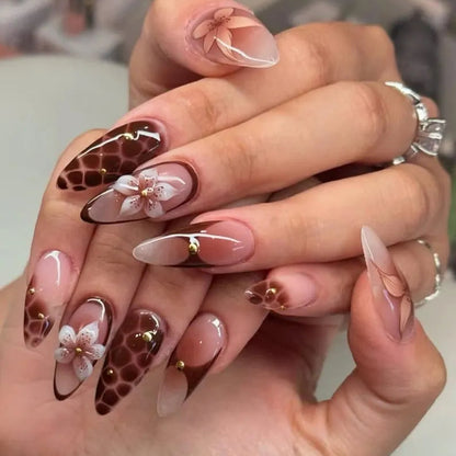  chocolate-bloom-safari-false-nails