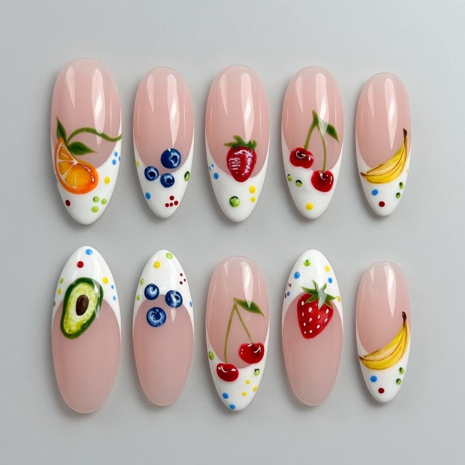 cute-fruit-strawberry-see-my-nails