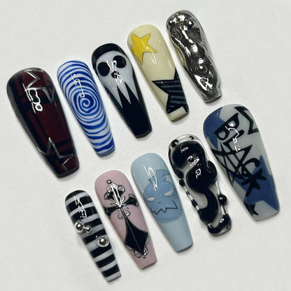 Mismatched Grunge Chrome