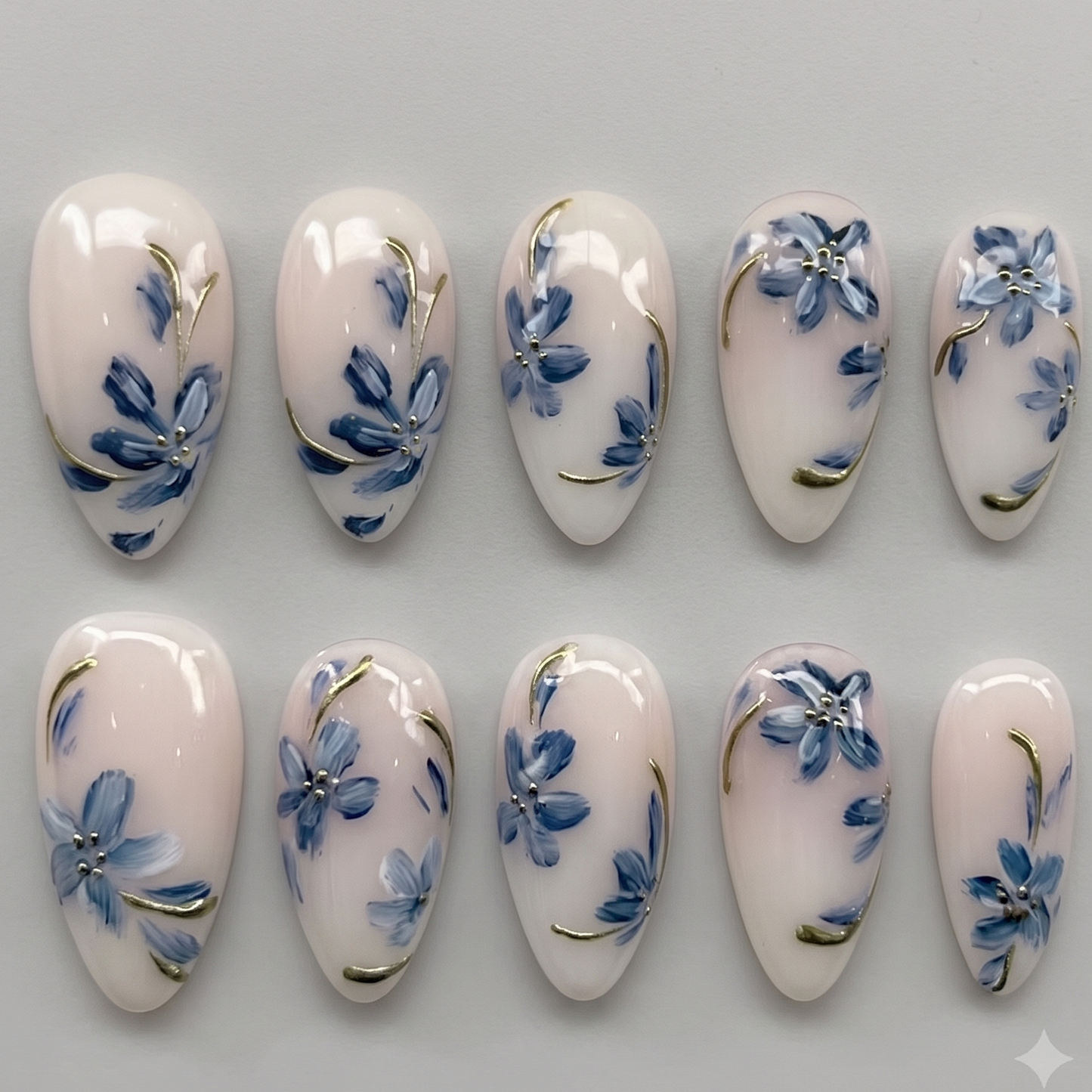 Blue Porcelain Blossom