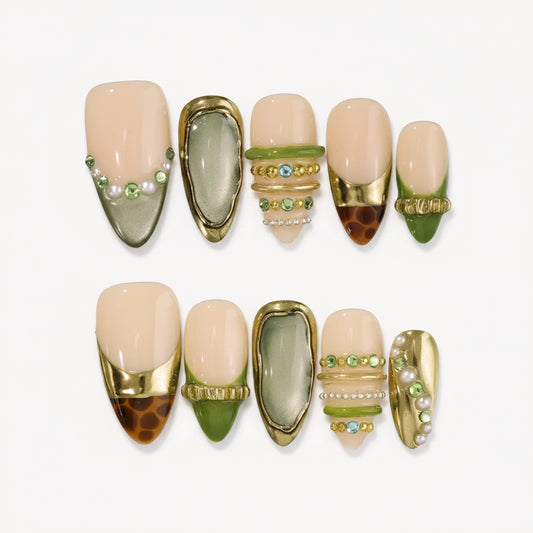 green-gold-chrome-see-my-nails