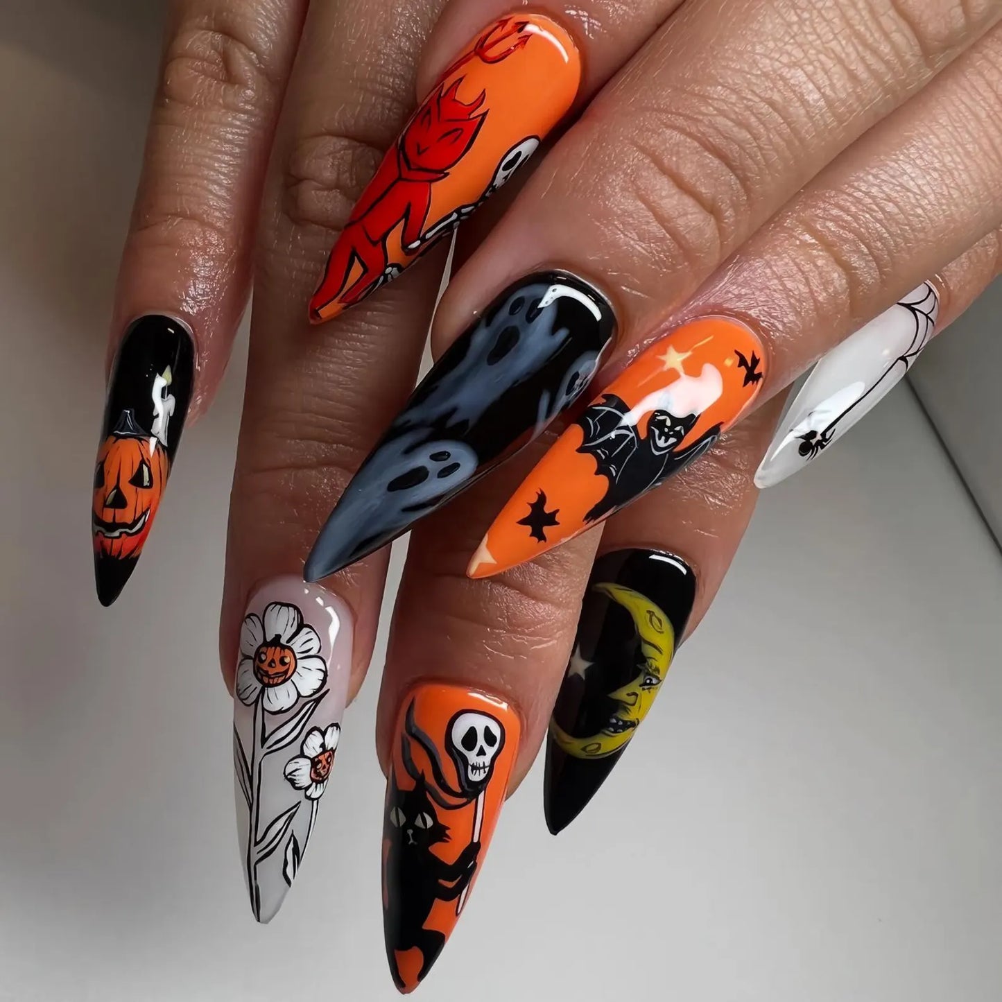 Hand-Painted Spooky Halloween