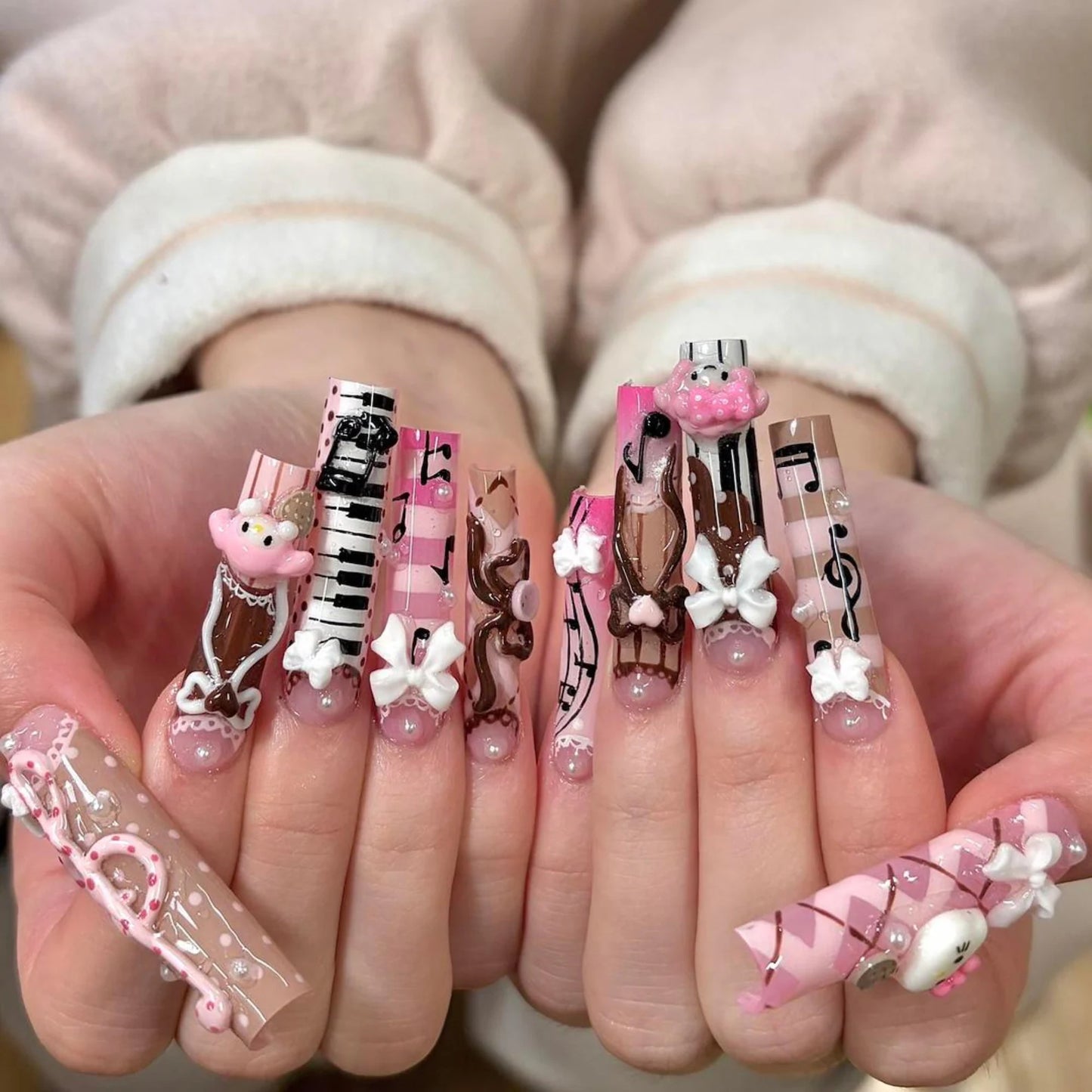 Pink Kawaii Hello Kitty Music Box