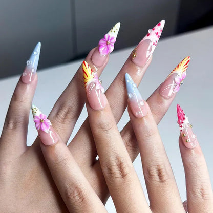 hibiscus-tropical-press-on-nails