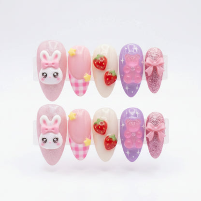 kawaii-strawberry-bunny-bear-see-my-nails