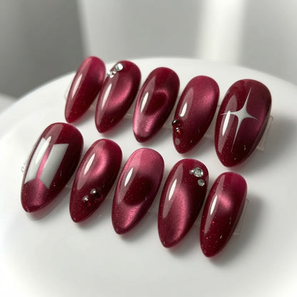luxury-red-heart-sparkle-press-on-nails