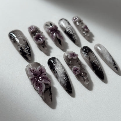 midnight-plum-blossom-gothic-nails