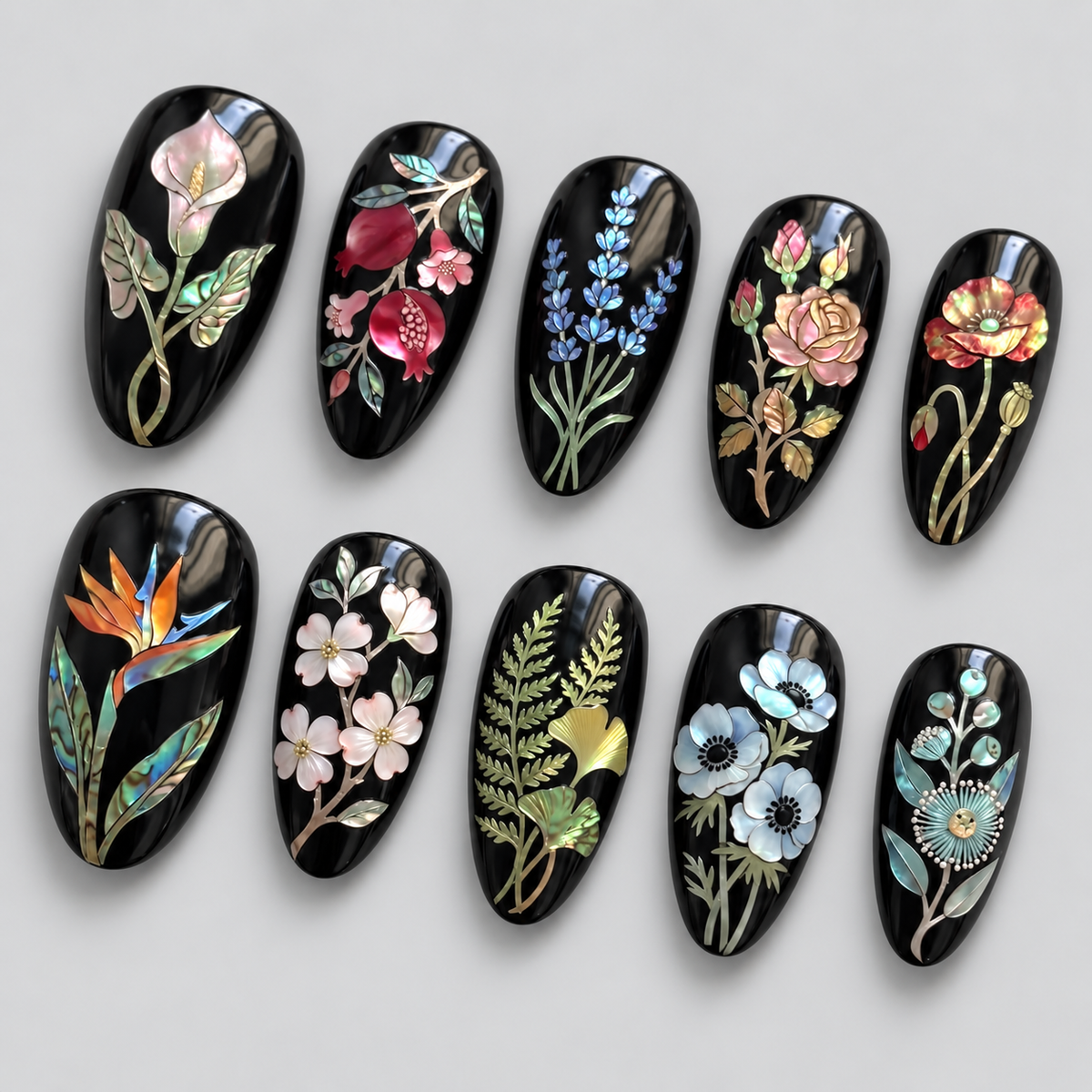 Black Mother-of-Pearl Botanical