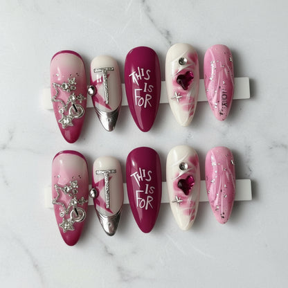 pink-burgundy-statement-gem-see-my-nails