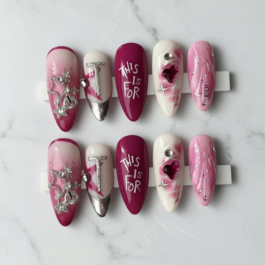pink-burgundy-statement-gem-see-my-nails