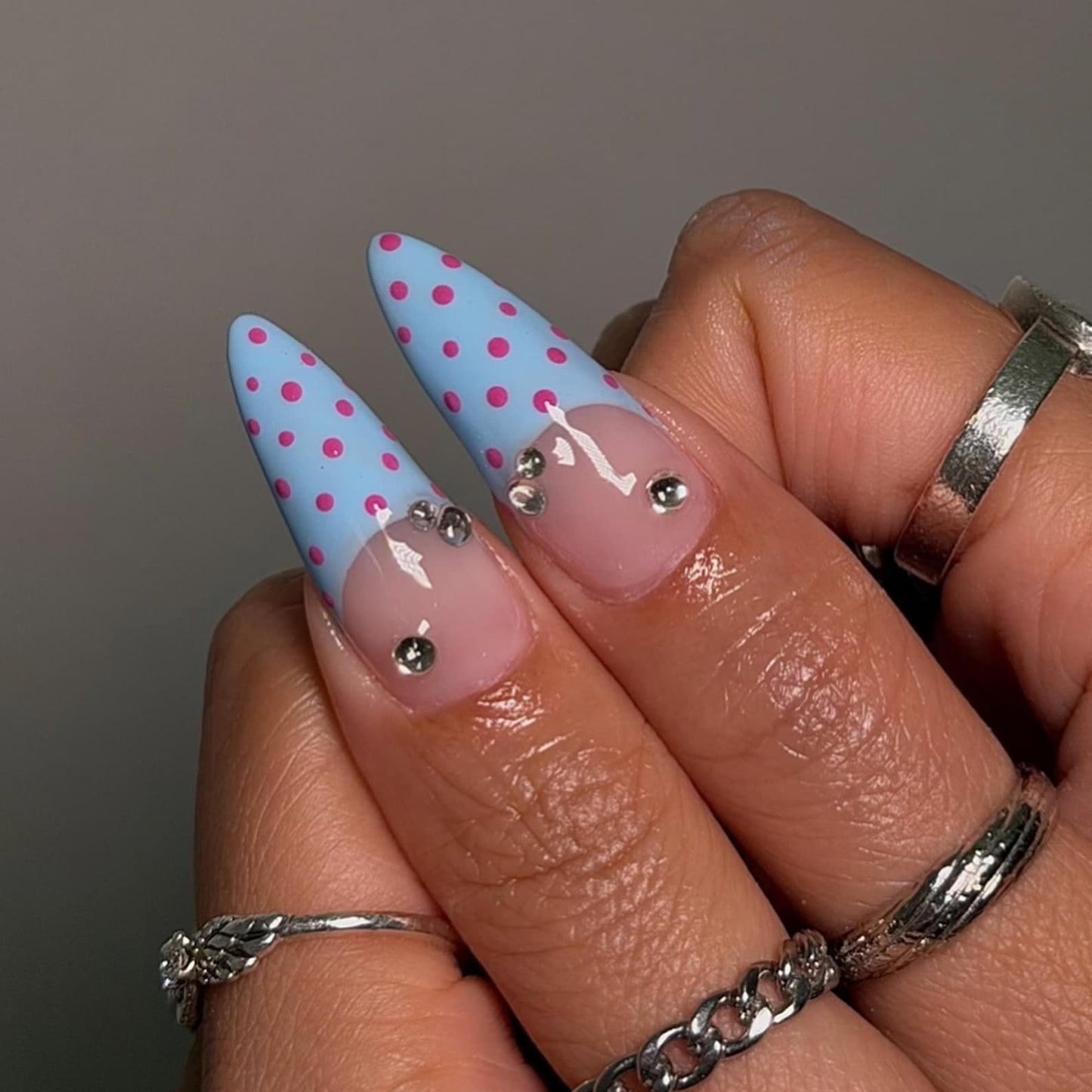 Pastel Polka Dot Retro Stripe