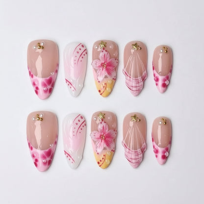 pink-tropical-seashell-floral-see-my-nails