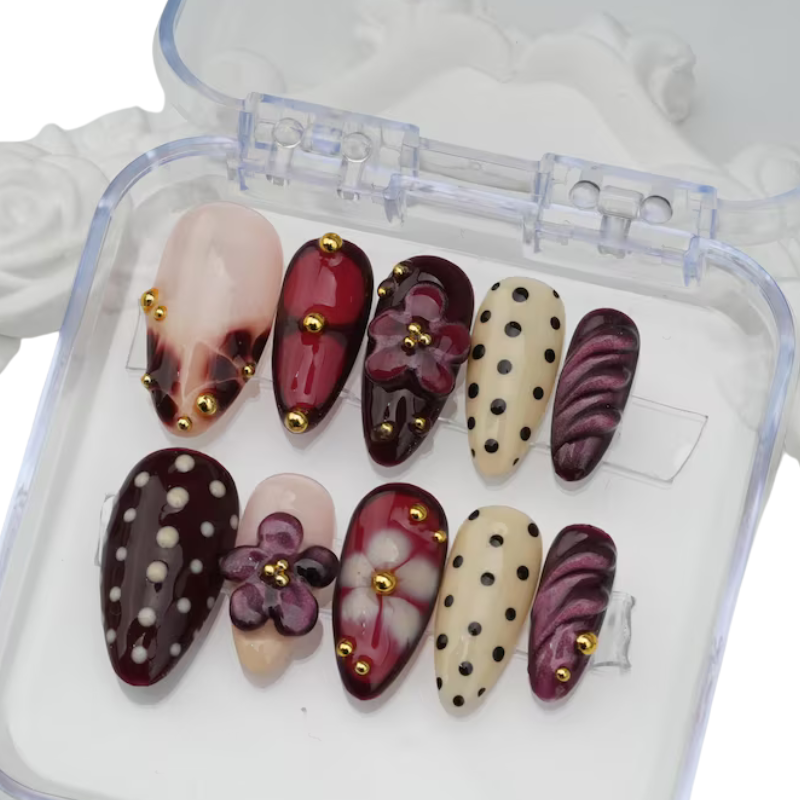 Floral Polka Dot Chrome