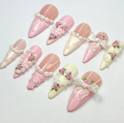 romantic-pink-white-vantage-nails
