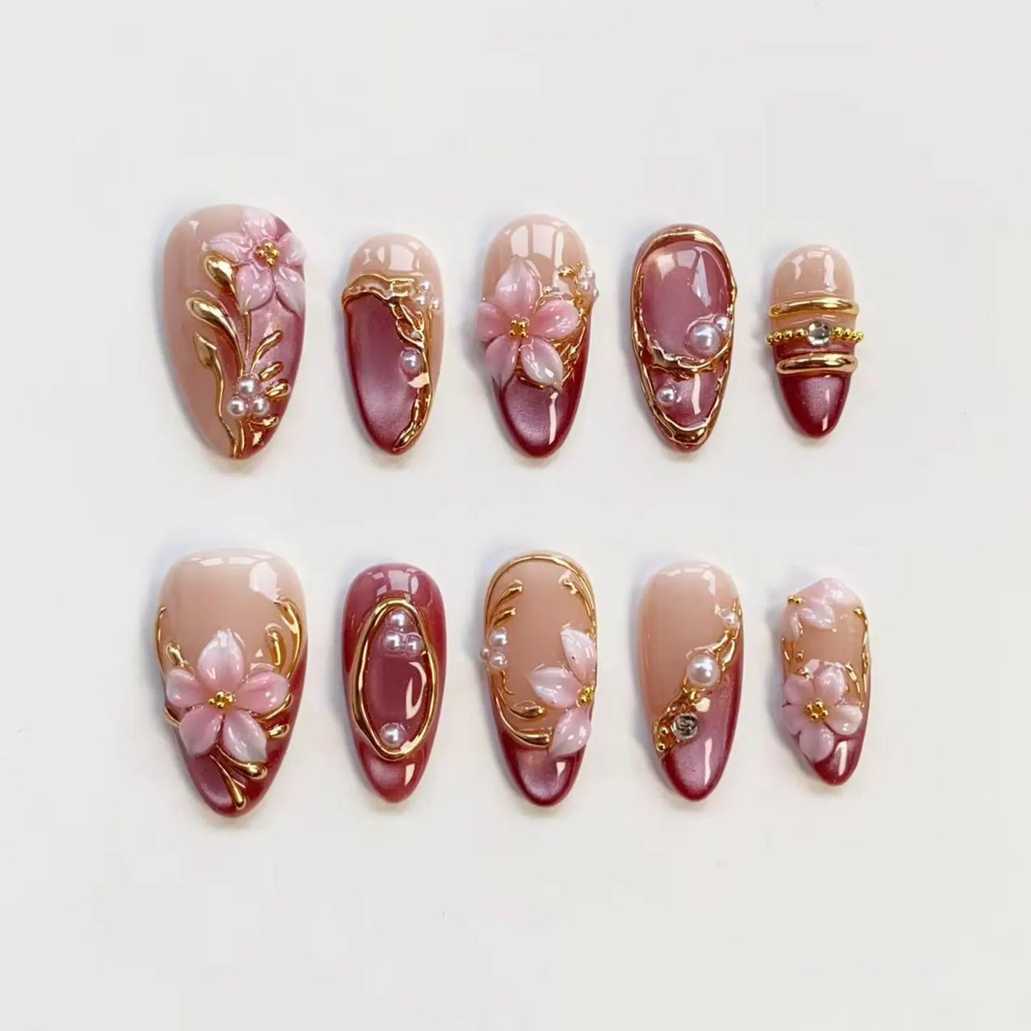 rose-gold-press-on-nail