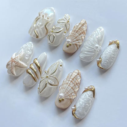 seashell-beach-press-on-nails