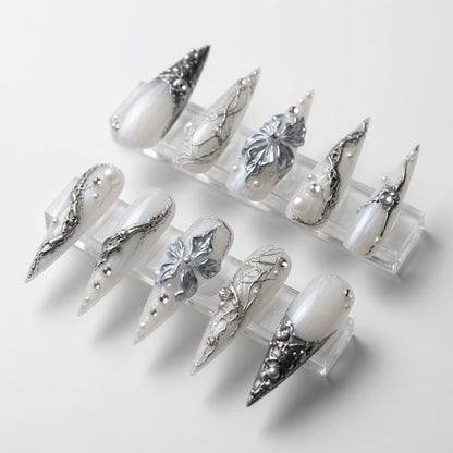 silver-floral-vine-see-my-nails