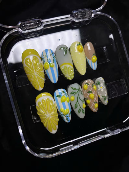 summer-lemond-nails