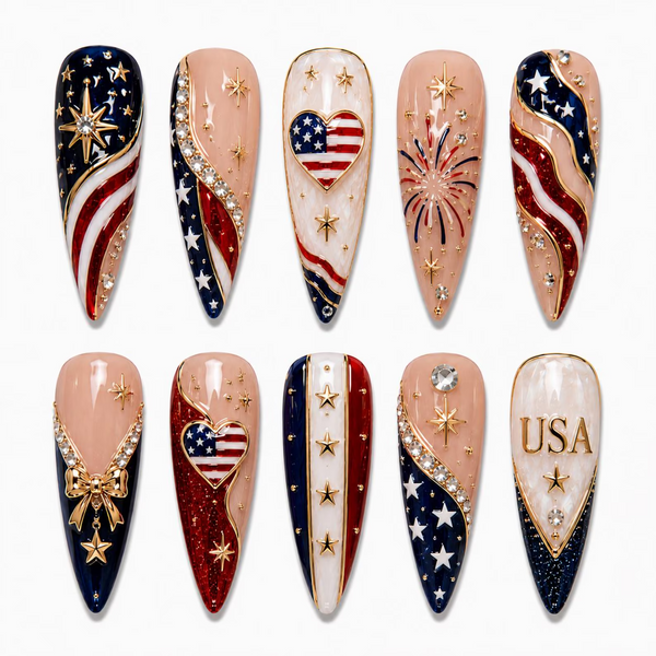 USA Stars Stripes Luxe