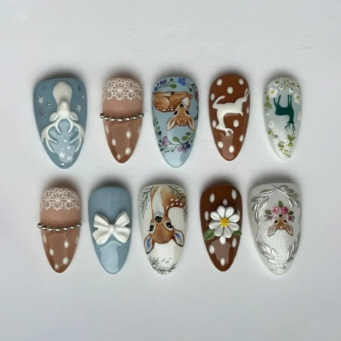 woodland-deer-floral-see-my-nails